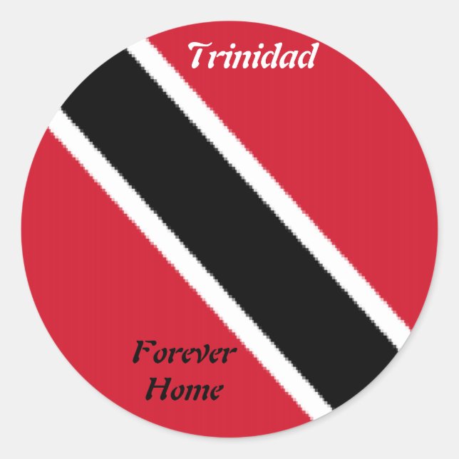 stickers drapeaux Trinidad (Devant)