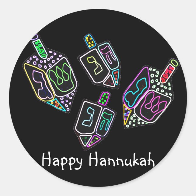 Stickers Dreidel, Dreidel, Dreidel (Devant)