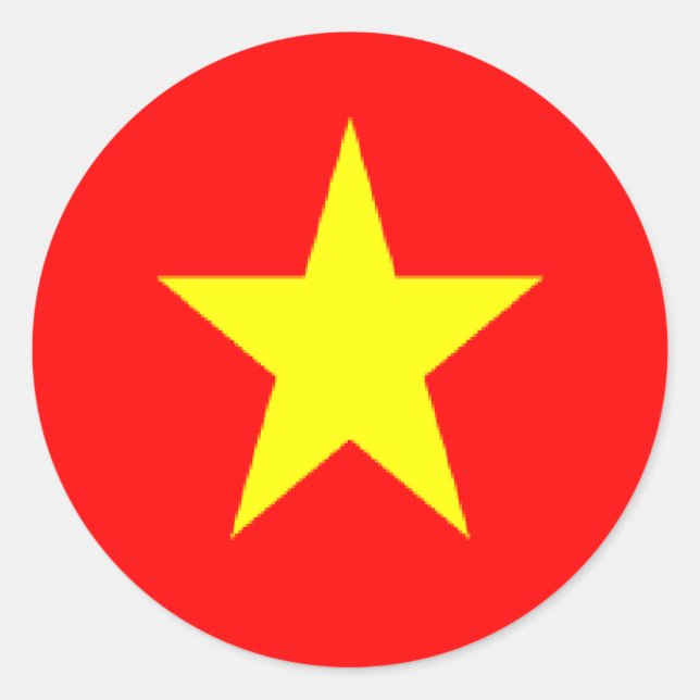 stickers du drapeau du Vietnam (Devant)