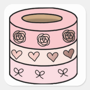 Stickers du lecteur de bande Washi
