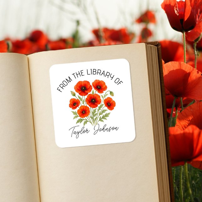 Stickers du livre de Poppies | Livre floral person (Créateur téléchargé)