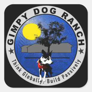 Stickers du logo du ranch pour chiens