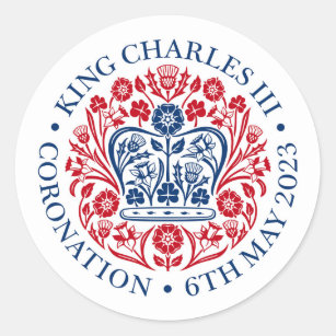 Stickers du logo officiel du couronnement King Cha