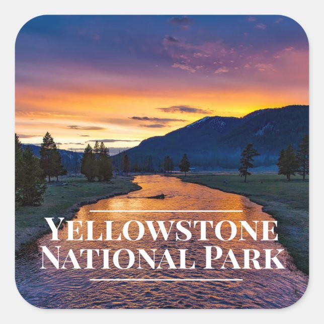 Stickers du parc national de Yellowstone (Devant)