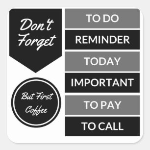 Stickers du planificateur : Rappel quotidien