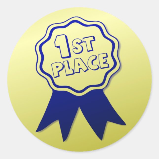 Stickers du Prix du Ruban Bleu de l'enseignant (Devant)