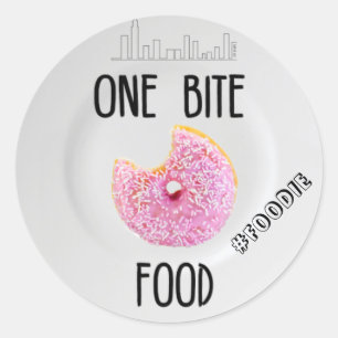 Stickers d'une bouchée de nourriture
