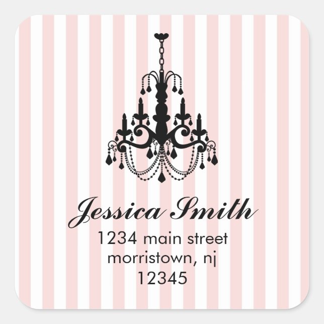 Stickers élégant pour lustre (Devant)