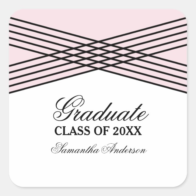 Stickers élégants Deco Rose Graduation (Devant)