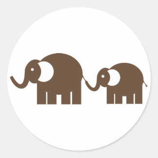 Stickers Eléphants Brown {TBA}
