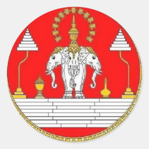 Stickers ELEPHANTS LAO