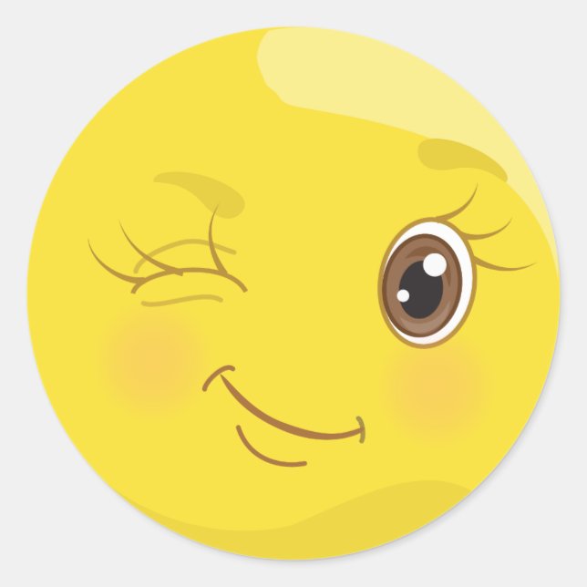 Stickers Emoji de rose jaune mignon (Devant)