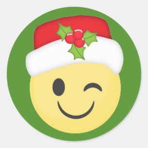 Stickers Emoji Wink de Noël