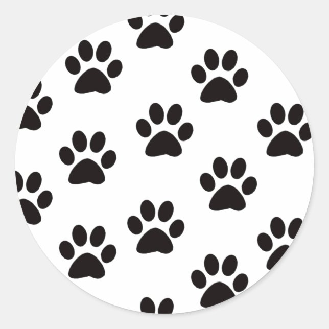 Stickers Empreintes de pattes de chat (Devant)