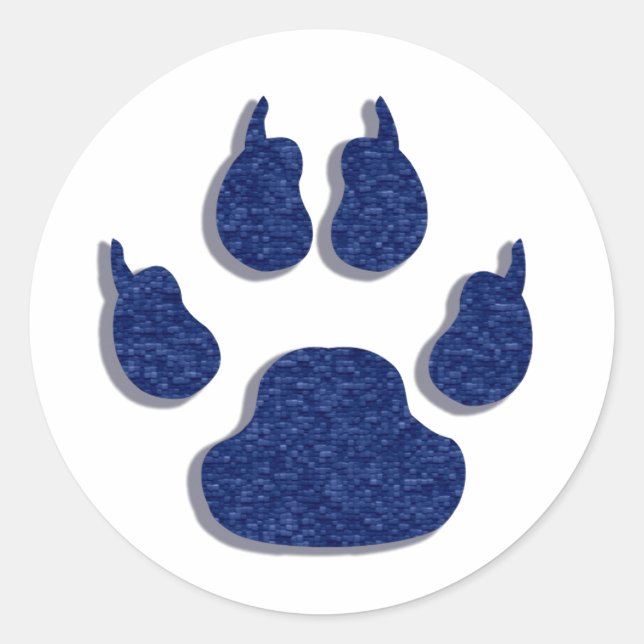 Stickers Empreintes de pattes de chien (Devant)