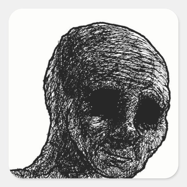 stickers en bois déprimé (Devant)