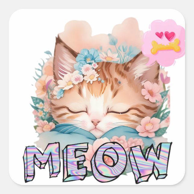 Stickers en vinyle de 8 po x 8 po sur mesure (Devant)