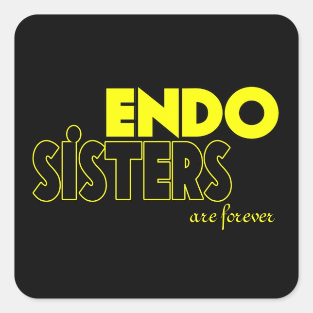 Stickers ENDO SISTER ENDOMETRIOSIS (Devant)