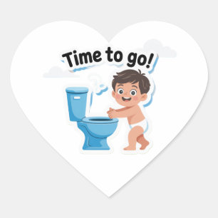 Stickers Enfants Potty Time Pour garçons