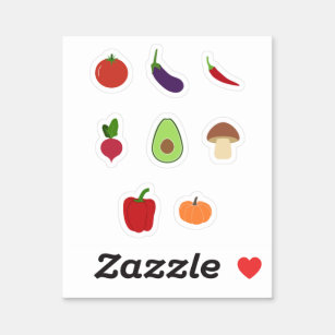 Stickers Ensemble de légumes