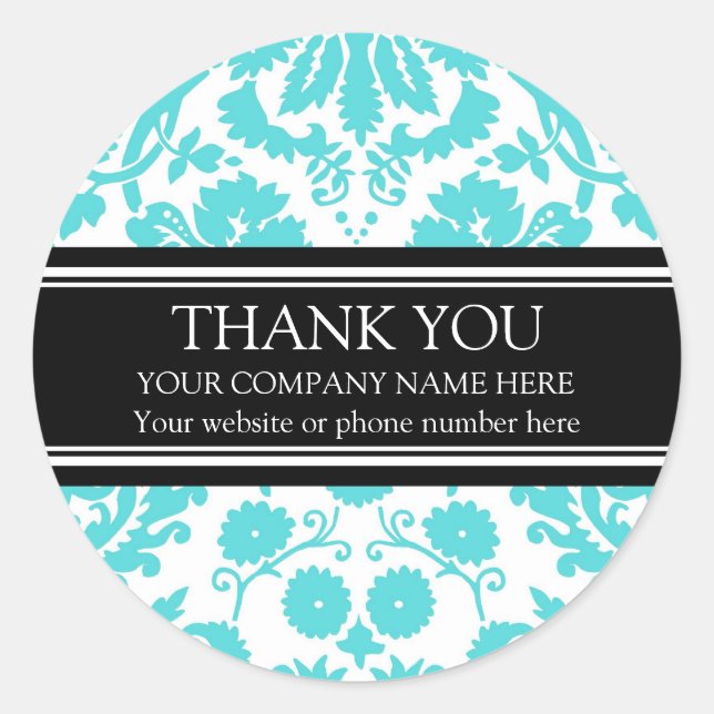 Stickers Entreprise Merci personnalisé (Devant)