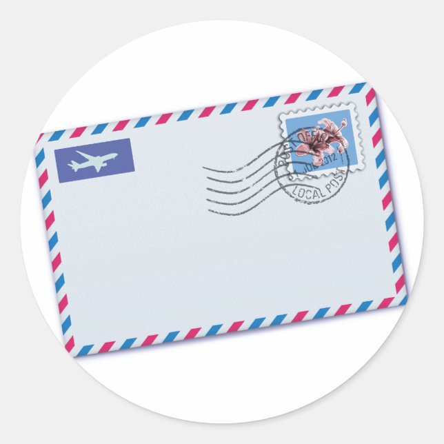 Stickers Enveloppe Airmail (Devant)