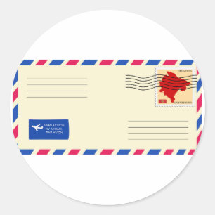 Stickers Enveloppe Airmail