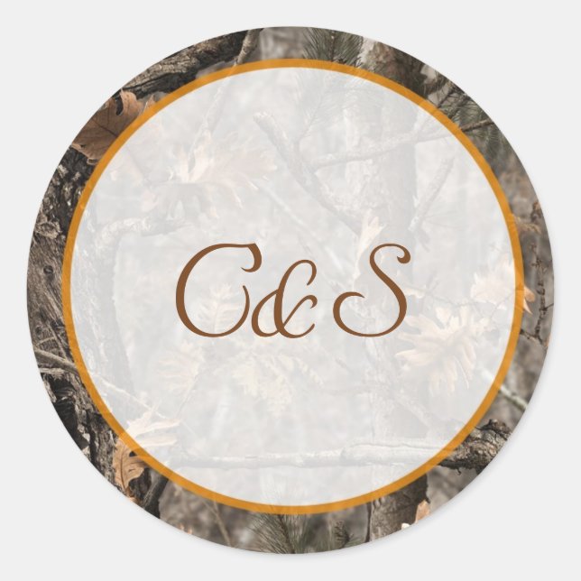 Stickers Enveloppe Camo Chic du chasseur (Devant)