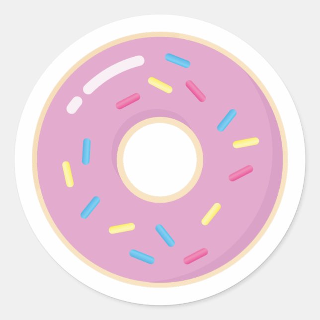 Stickers Enveloppe Doughnut Pin Favoriser les phoq (Devant)