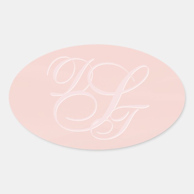 Stickers Enveloppe Initiales de flush (Devant)