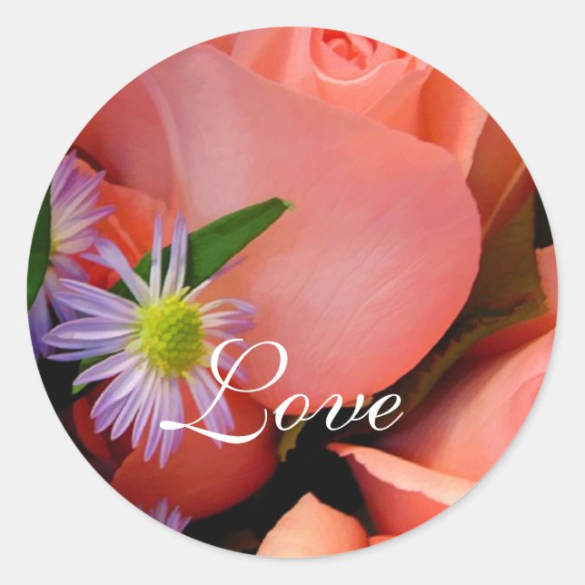 Stickers Enveloppe Mariage d'amour (Devant)