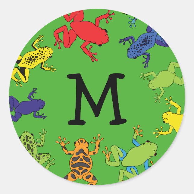 Stickers Enveloppe Monogramme pour enfant (Devant)