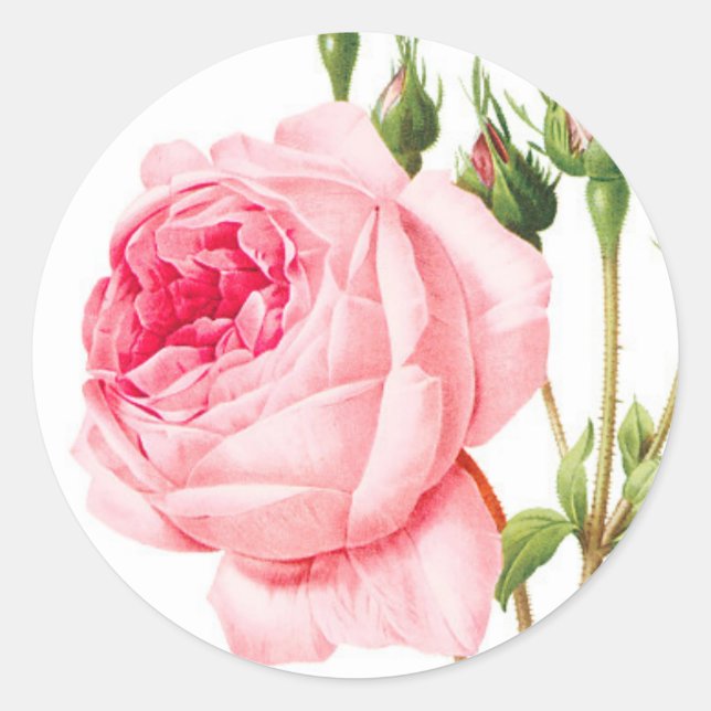Stickers Enveloppe rose (Devant)