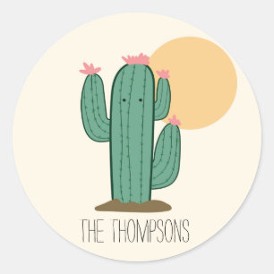 Stickers Enveloppe Saguaro Cactus