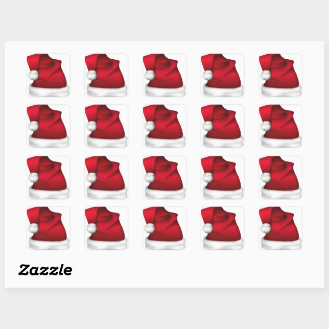 Stickers Enveloppe Santa Hat (Feuille)