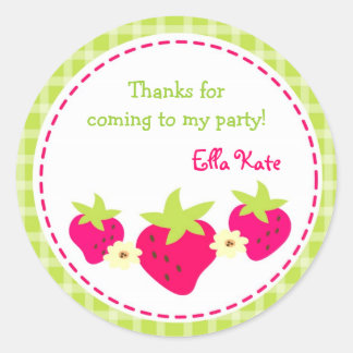 Stickers Enveloppe Stickers Fraises