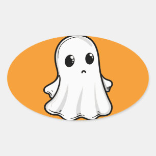 Stickers et Étiquettes du boo d'or fête d'Hallowee