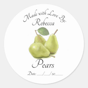 Stickers et Étiquettes Pear Preserve