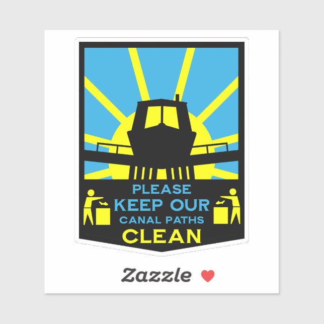 Stickers Et Signes De Bateau Étroite (Feuille)