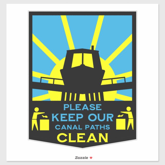 Stickers Et Signes De Bateau Étroite (Feuille)