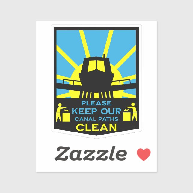 Stickers Et Signes De Bateau Étroite (Feuille)