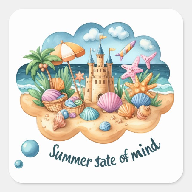 Stickers été amusants (Devant)