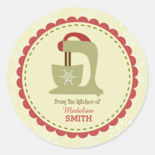 Stickers Étiquette Blender/Mixer de vacances