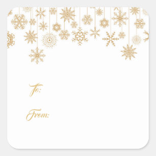 Stickers étiquette cadeau de Noël