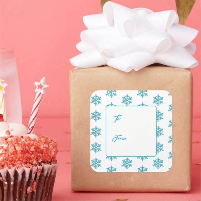 Stickers étiquette cadeau de vacances (Fête)