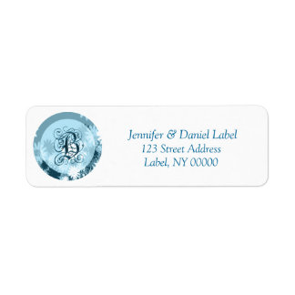 Stickers Étiquette de adresse Monogram B