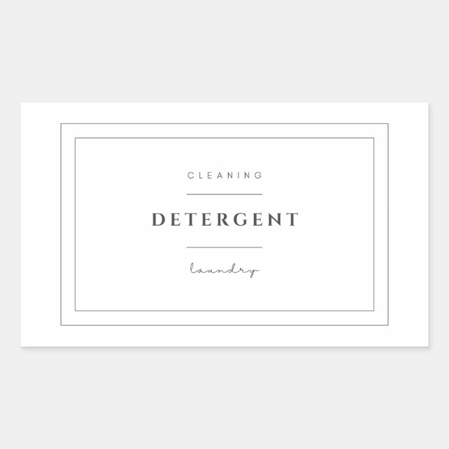 Stickers Étiquette de lessive (Devant)