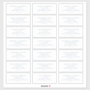 Stickers Étiquette de messagerie pour Mariages pré
