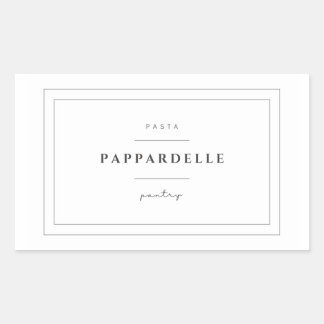 Stickers Étiquette Pappardelle Pasta