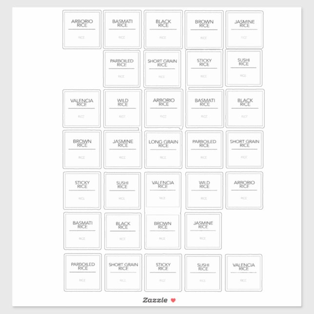 Stickers Étiquettes (Feuille)